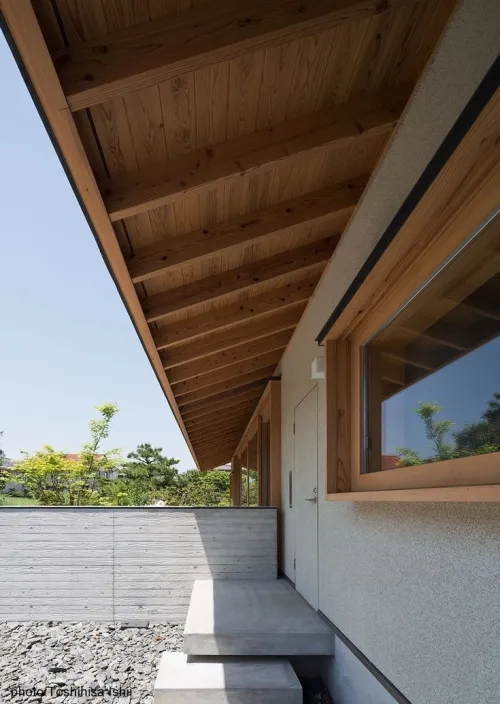 Chalet moderne et villa avec piscine
