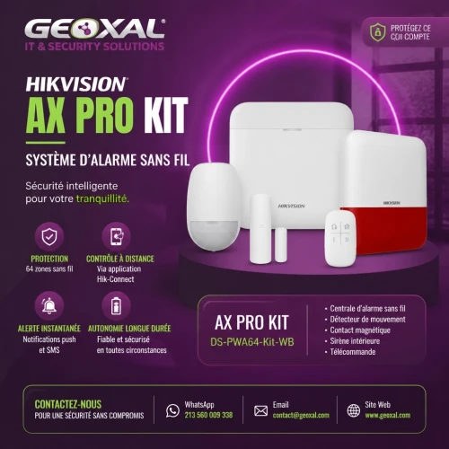 Alarme Hikvision (anti-intrusion)