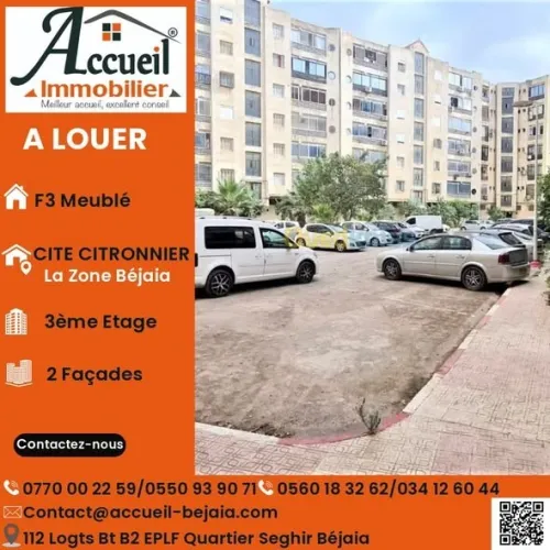 Location Appartement F3 Béjaïa Bejaia