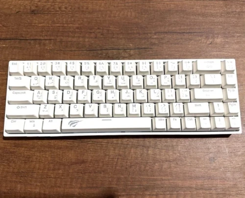 HAVIT HV-KB881L Mechanical Gaming Keyboard RGB Backlit, Red Switches, 68 Keys
