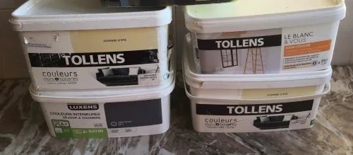 Peinture LUXENS Lot de 4 x 2,5L