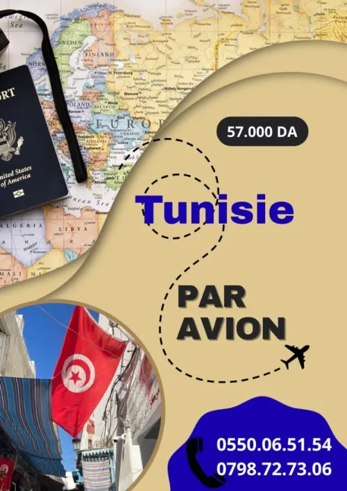 Tunisie par avion