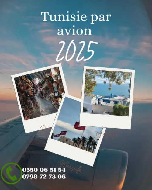 Tunisie par avion 