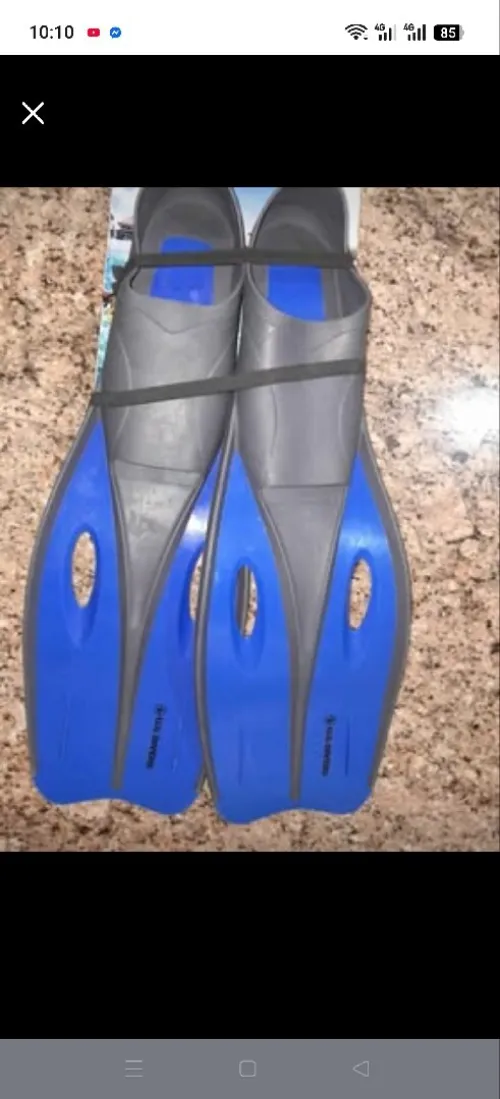 : زعانف سباحة أصلية U.S. Divers (Aqua Lung) جديدة للبيع