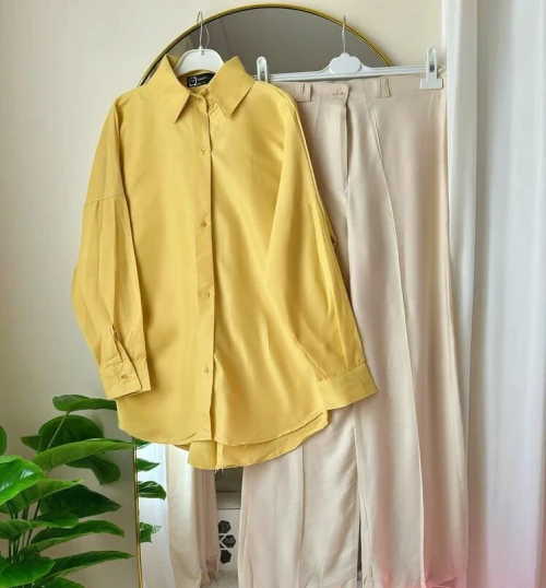 Chemise oversize couelurs