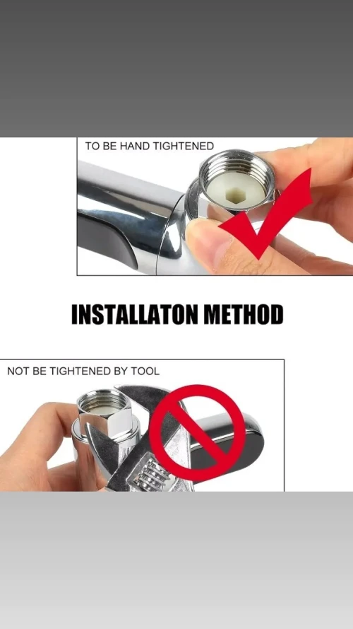 Moniteur de Température avec  Affichage LED de l'eau de douche, Salle de Bain ou Cuisine/Robinets.