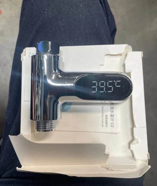 Moniteur de Température avec  Affichage LED de l'eau de douche, Salle de Bain ou Cuisine/Robinets.