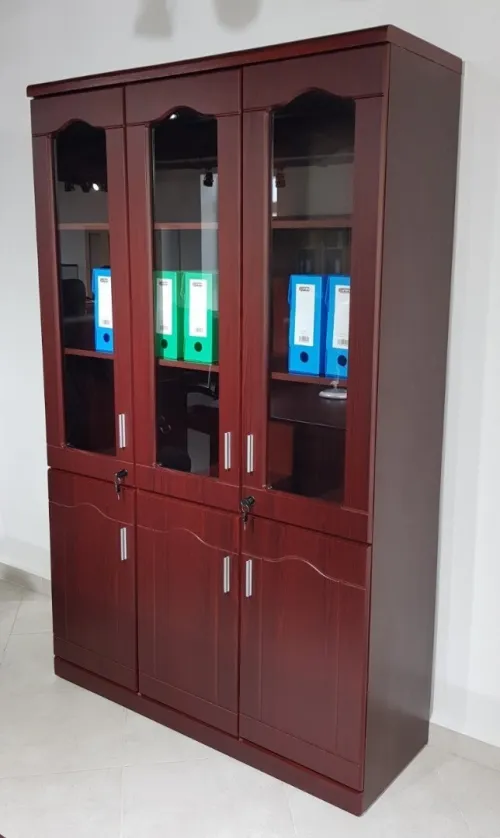 Armoire pour bureau vitrée où bois 