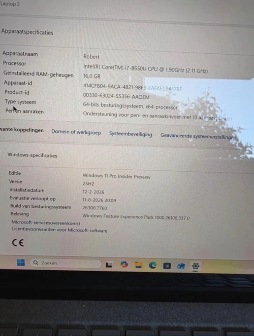 Microsoft Surface Laptop 2