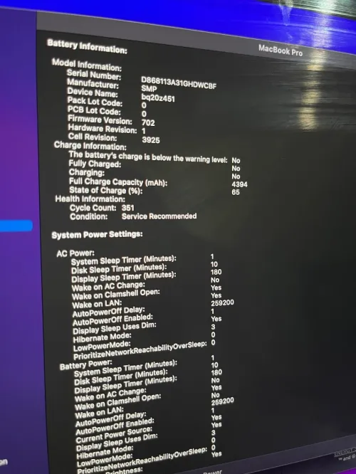 MacBook Pro 2017 15 inch touchbar ( battery service) & souris Magic Mouse 2