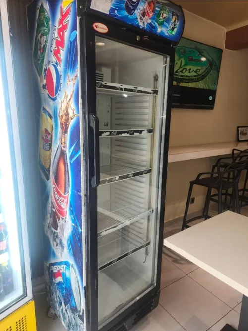 Frigo boissons fast food restaurant