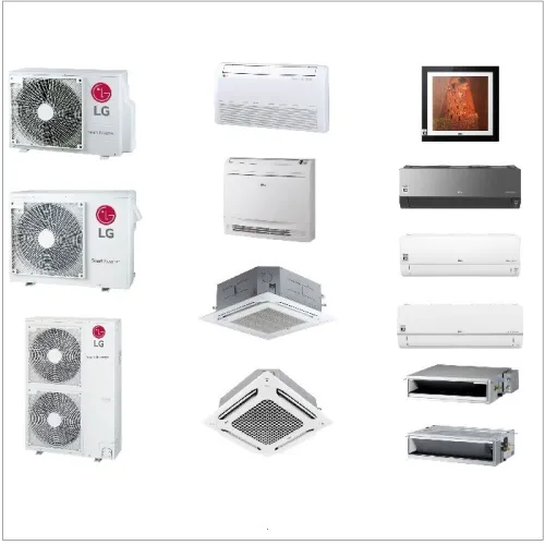 Climatisation central cassette gainable VRV Multi split LG TCL MEDIA ATOM CONDOR ...