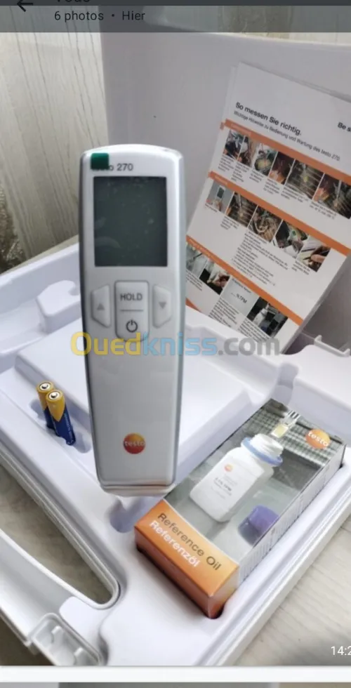Testeur d'huile de friture Testo 270