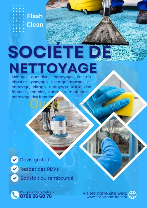 Société de nettoyage textile: moquette, canapé, fauteuil, matelas... entreprise de ponçage lustrage
