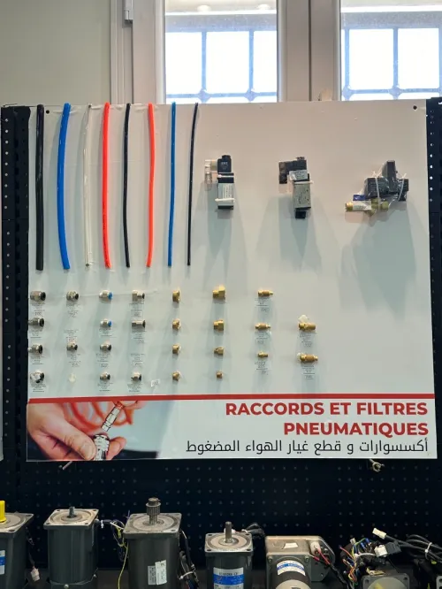  Gamme de Raccords Pneumatiques ( L-Y-T- droit - Régulateur) 