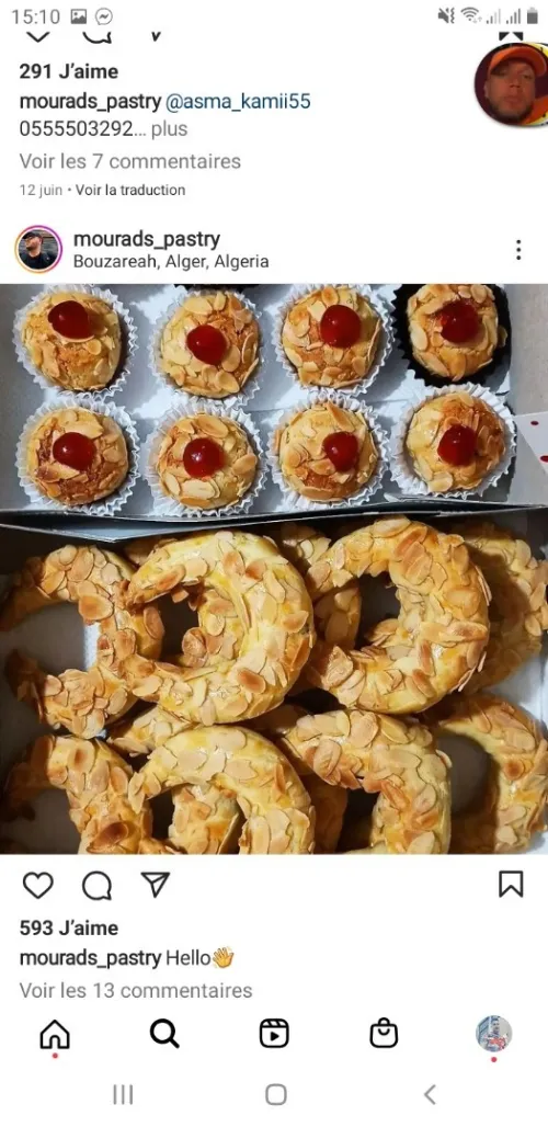 Gâteau Oriental sur commande 