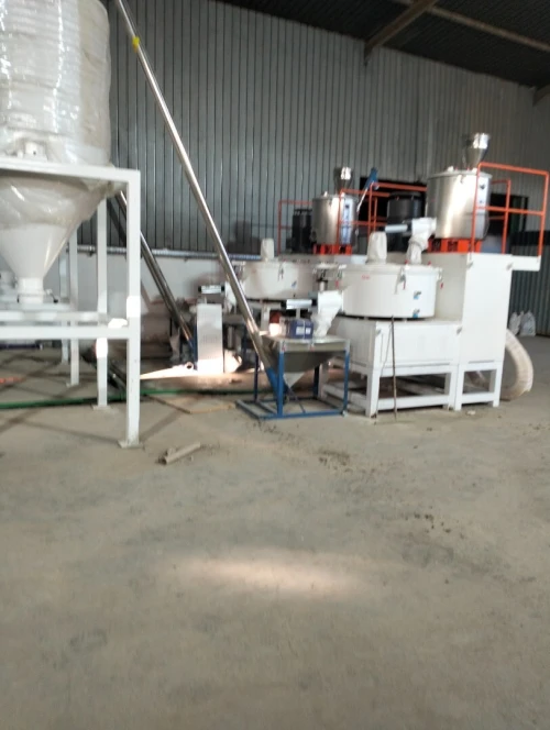Installation ligne d extrusion pvc