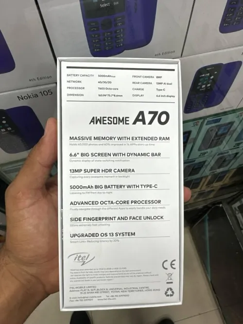 Itel A70