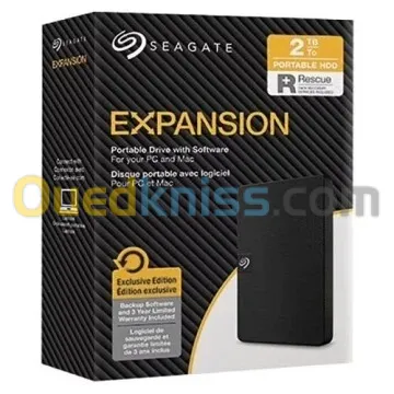 DISQUE DUR EXTERNE SEAGATE EXPANSION 2TB USB 3.0