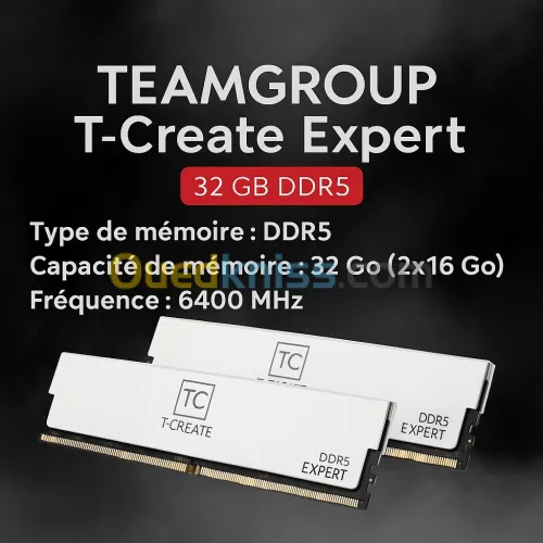 RAM 32GB (16x2) DDR5 6400MHz