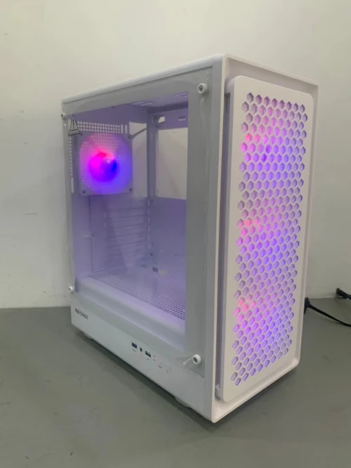 Boitier NEONIX - APUS BLANC 4 FAN ARGB HUB ARGB A