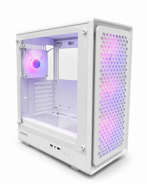 Boitier NEONIX - APUS BLANC 4 FAN ARGB HUB ARGB A