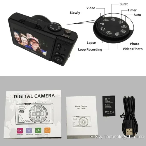 Appareil photo numérique 4K