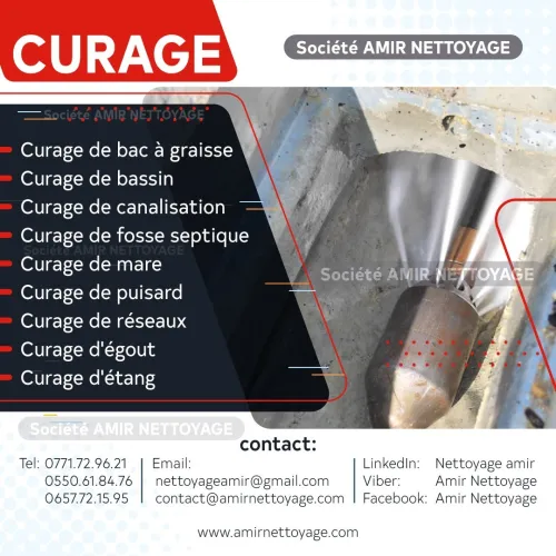 Débouchage conduite vidange fosse 0771729621 0550618476 nettoyage Alger 