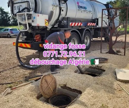 Camion débouchage canalisation vidange fosse 0771.72.96.21