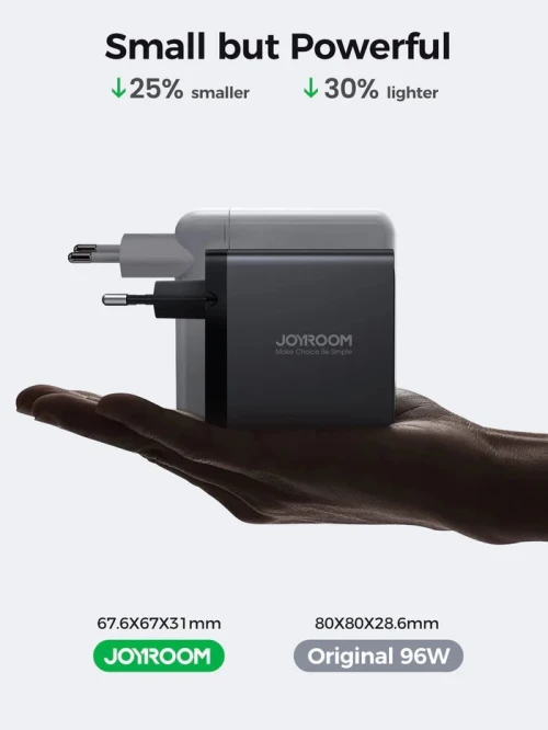 JOYROOM GaN Ultra JR-TCG04 100W 3C1A Fast Charger EU