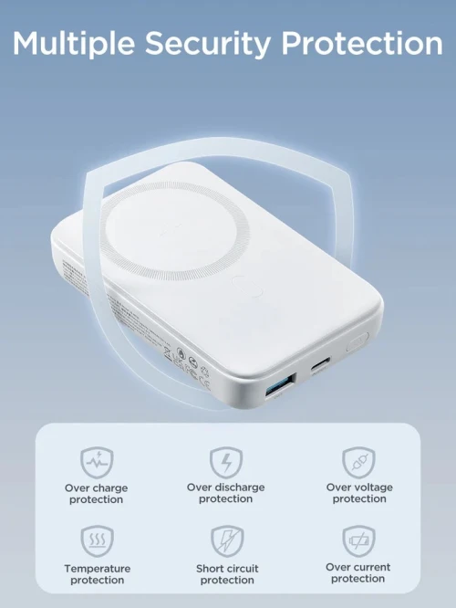 JR-W020 20W Mini magnetic wireless power bank 10000mah