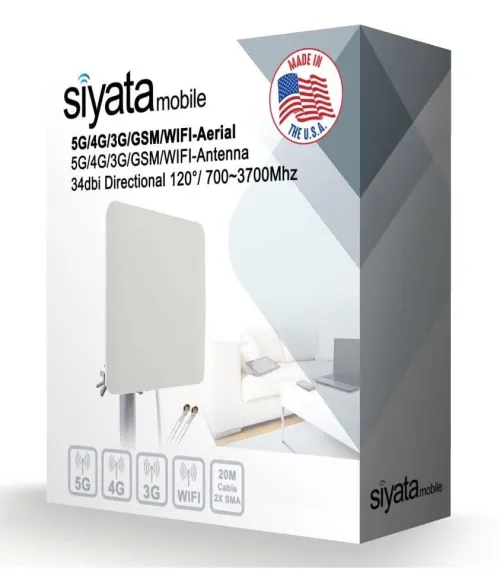 Antenne Modem 4G 5G & WIFI 34dbi 10km Made in USA مقوي سرعة الأنترنت