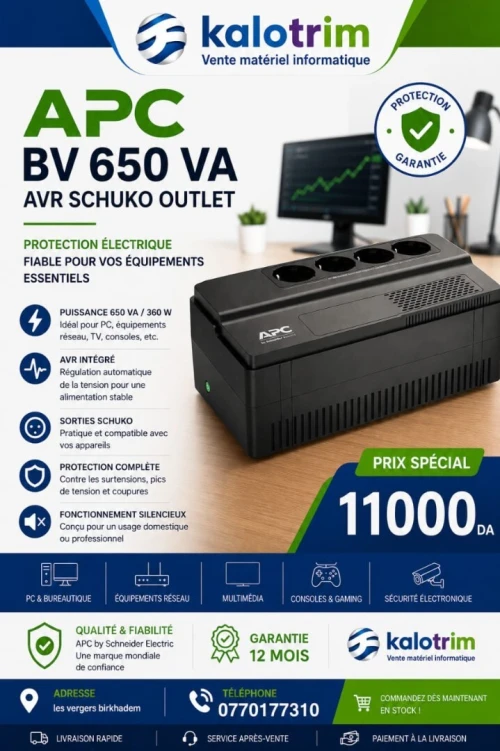 ONDULEUR APC 650VA AVR