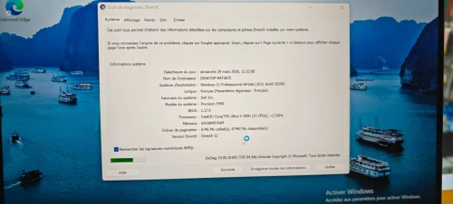 Dell Precision 5490 Workstation Ultra 9 185H 64gb 1t nvme rtx 3000 8gb