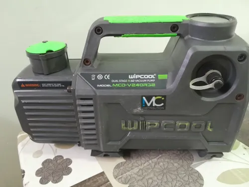 POMPE A VIDE DOUBLE ETAGE WIPCOOL AVEC ELECTROVANNE INTEGREE 