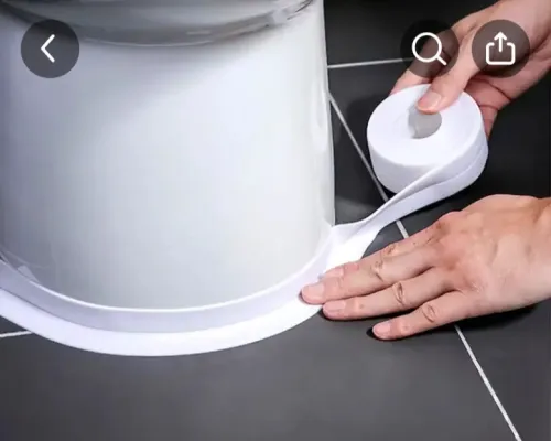 Bande d'étanchéité en silicone pour cuisine et salle de bain
