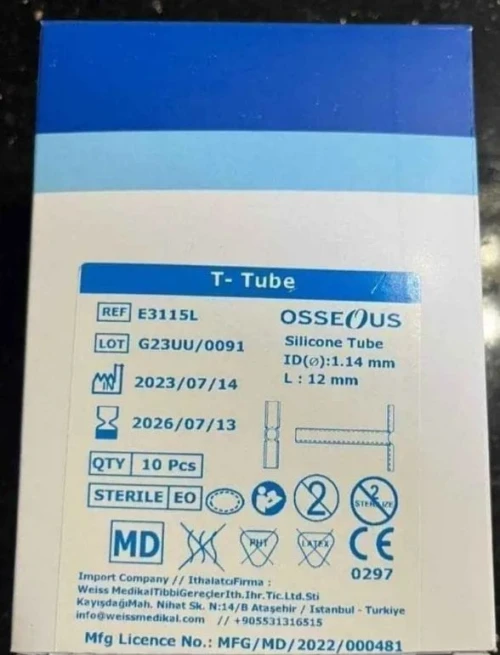 T-TUBE AERATEUR TRANSTYMAPANIQUE 