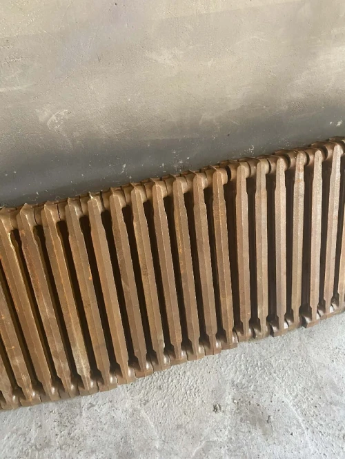 Rénovation radiateur en fonte et chaudière sol