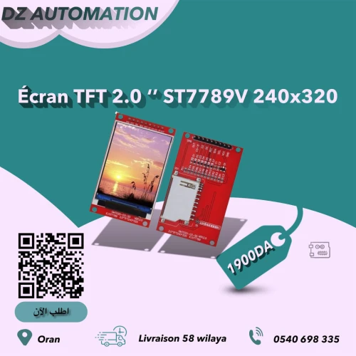 Ecran TFT /LCD / OLED pour Arduino