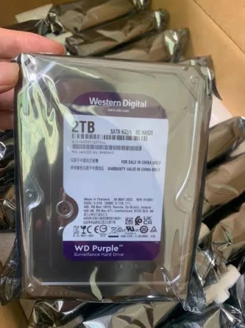 Disque dur Purple WD 3TB Surveillance 