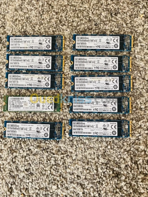 Lot 10 disk ssd 128GB 