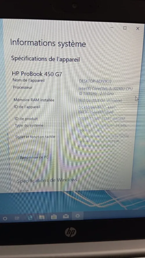 HP Probook 450 G7