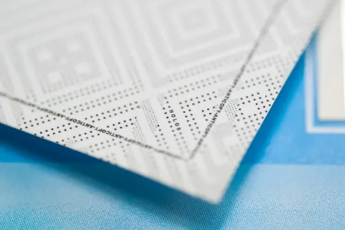 Secured & Anti-Counterfeit Documents تصميم وئاثق مؤمنة ضد التزوير