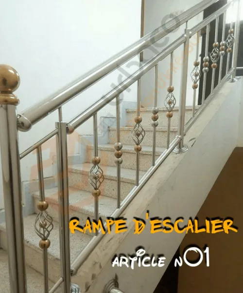 Rampe D'escalier en INOX