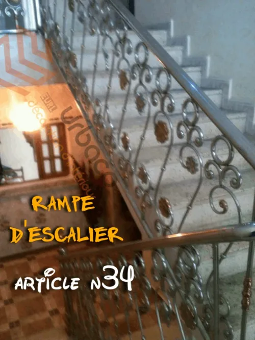 Rampe D'escalier en INOX
