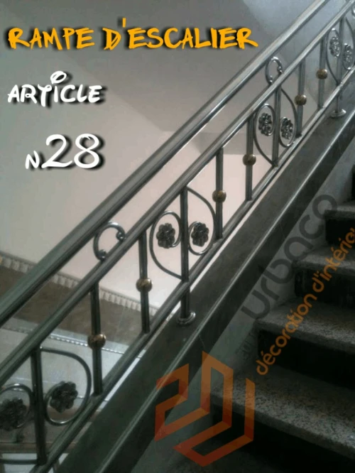 Rampe D'escalier en INOX
