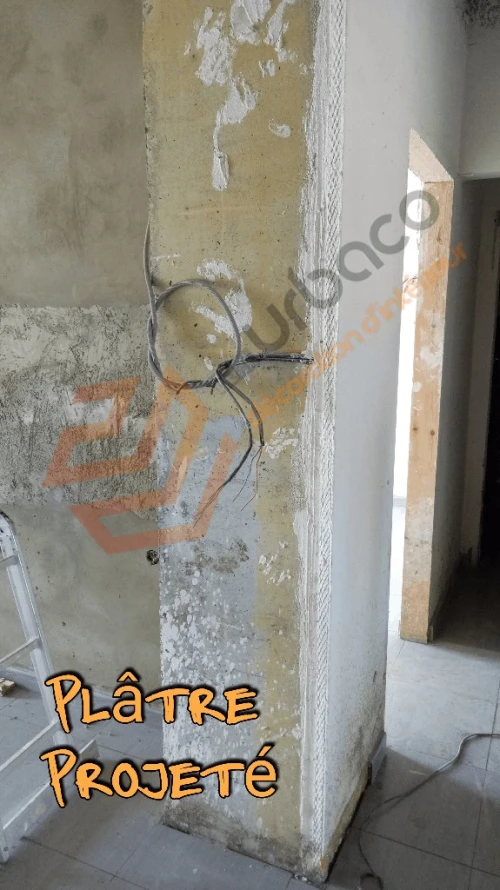 Platre Projeté