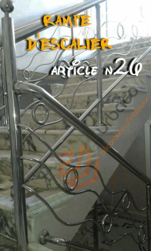 Rampe D'escalier en INOX
