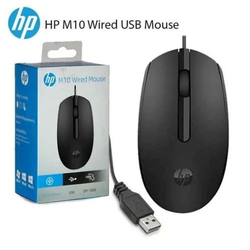 Souris HP M10 optique classique pour ordinateur portable et pc
