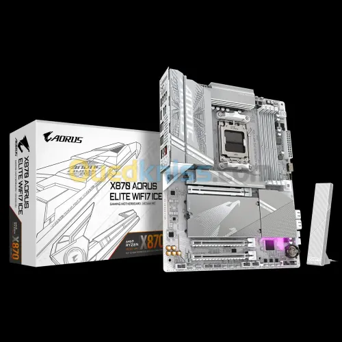 CARTE MERE GIGABYTE X870 AORUS ELITE WIFI7 ICE
